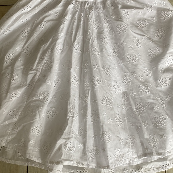 For Love and Lemons MARLA White Eyelet Halter Empire Waist Dress Small - Picture 5 of 8